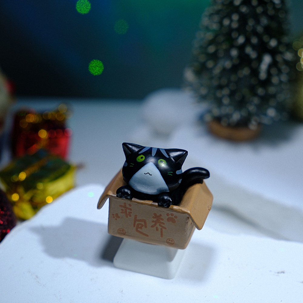 Black Cat Artisan Keycap Breakwooden