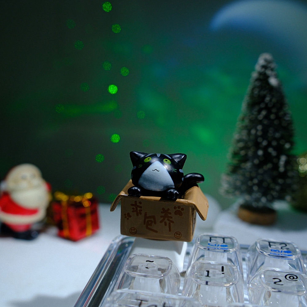 Black Cat Artisan Keycap Breakwooden 2