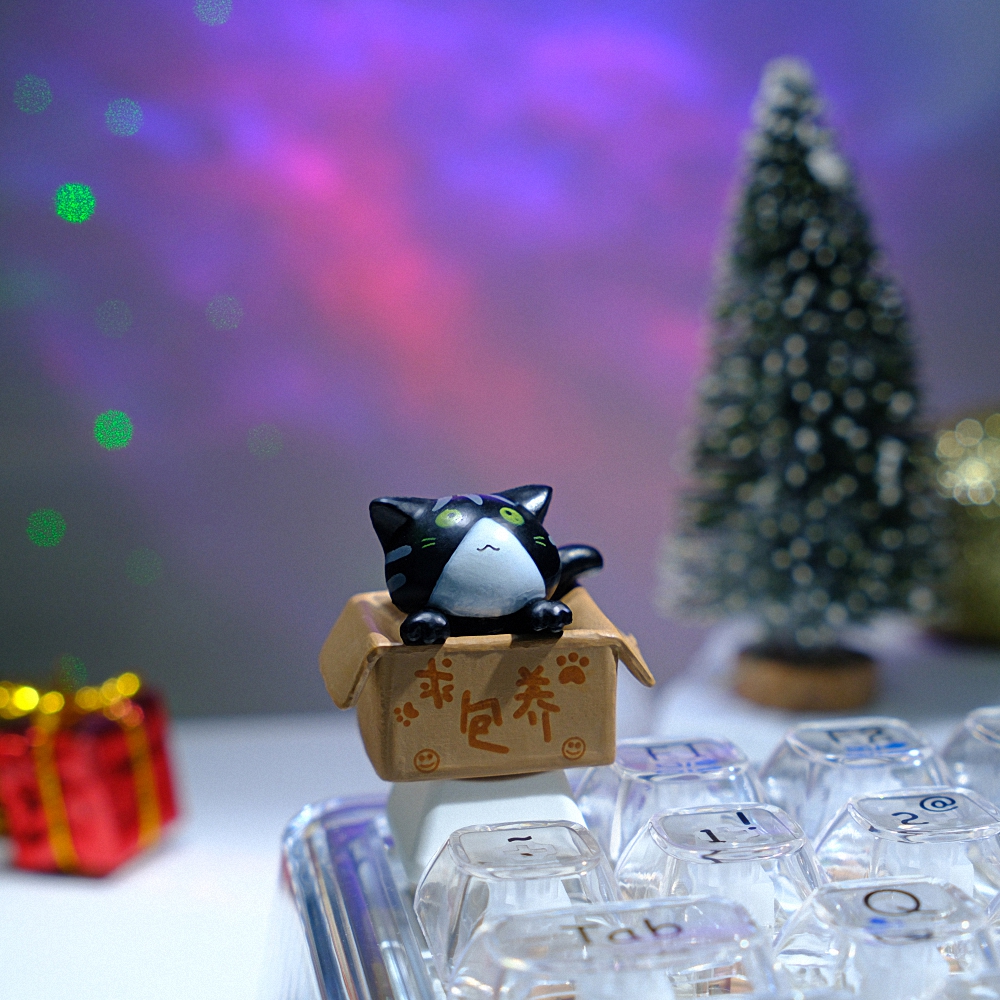 Black Cat Artisan Keycap Breakwooden 2