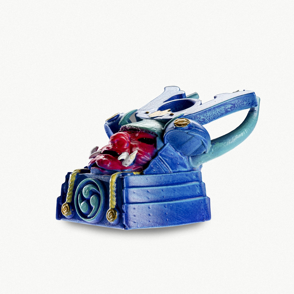 Blue Samurai Artisan Keycap Breakwooden