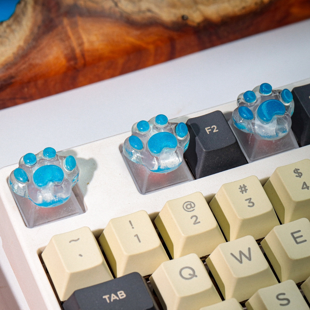 Cat Paws Artisan Keycap Breakwooden