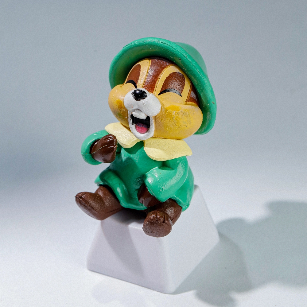 Chip 'N Dale Artisan Keycap Breakwooden 2