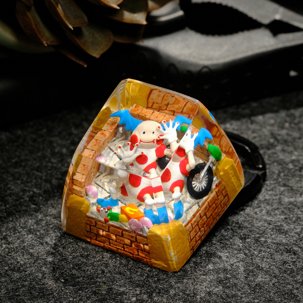 Clown Artisan Keycap Breakwooden