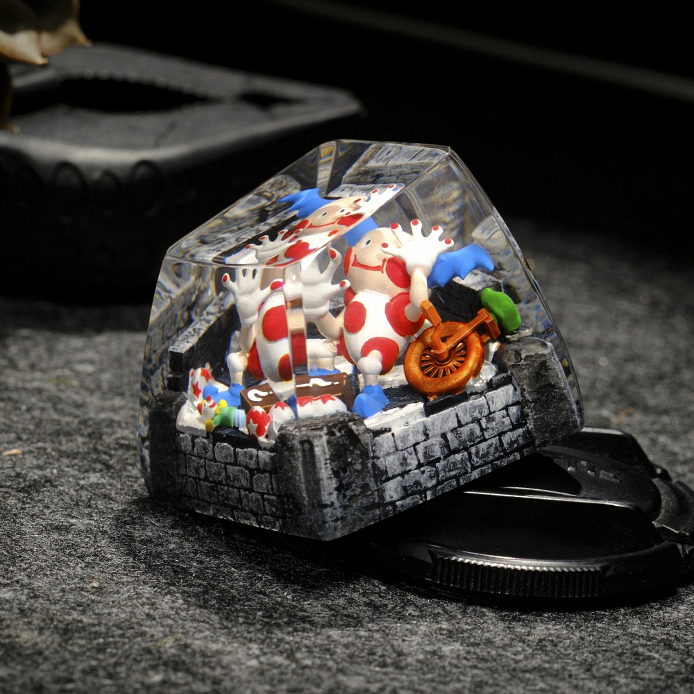 Clown Artisan Keycap Breakwooden 4