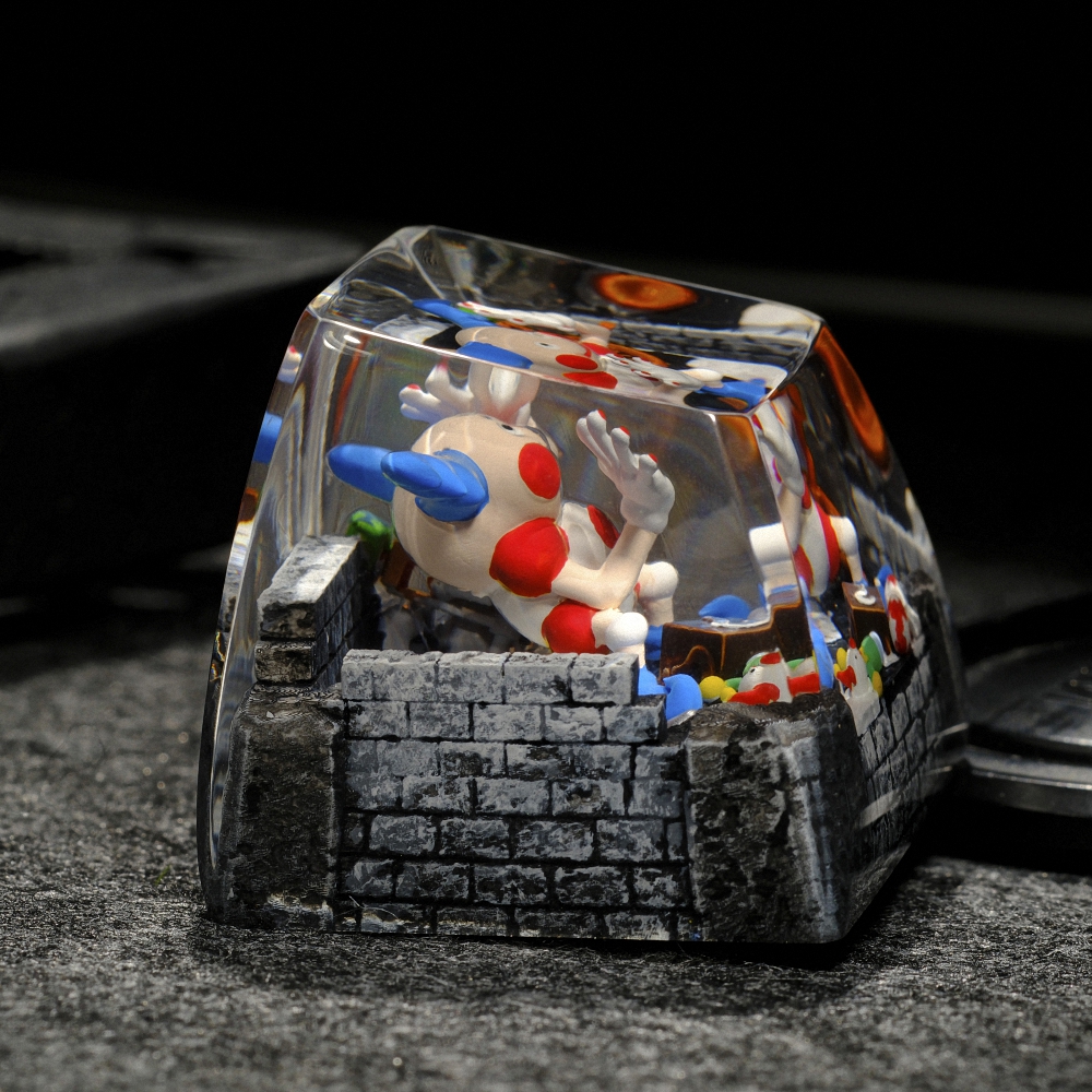 Clown Artisan Keycap Breakwooden 4