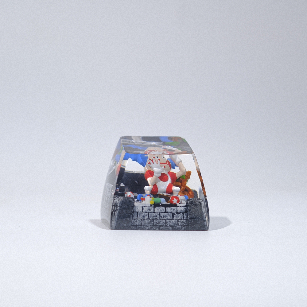 Clown Artisan Keycap Breakwooden 5