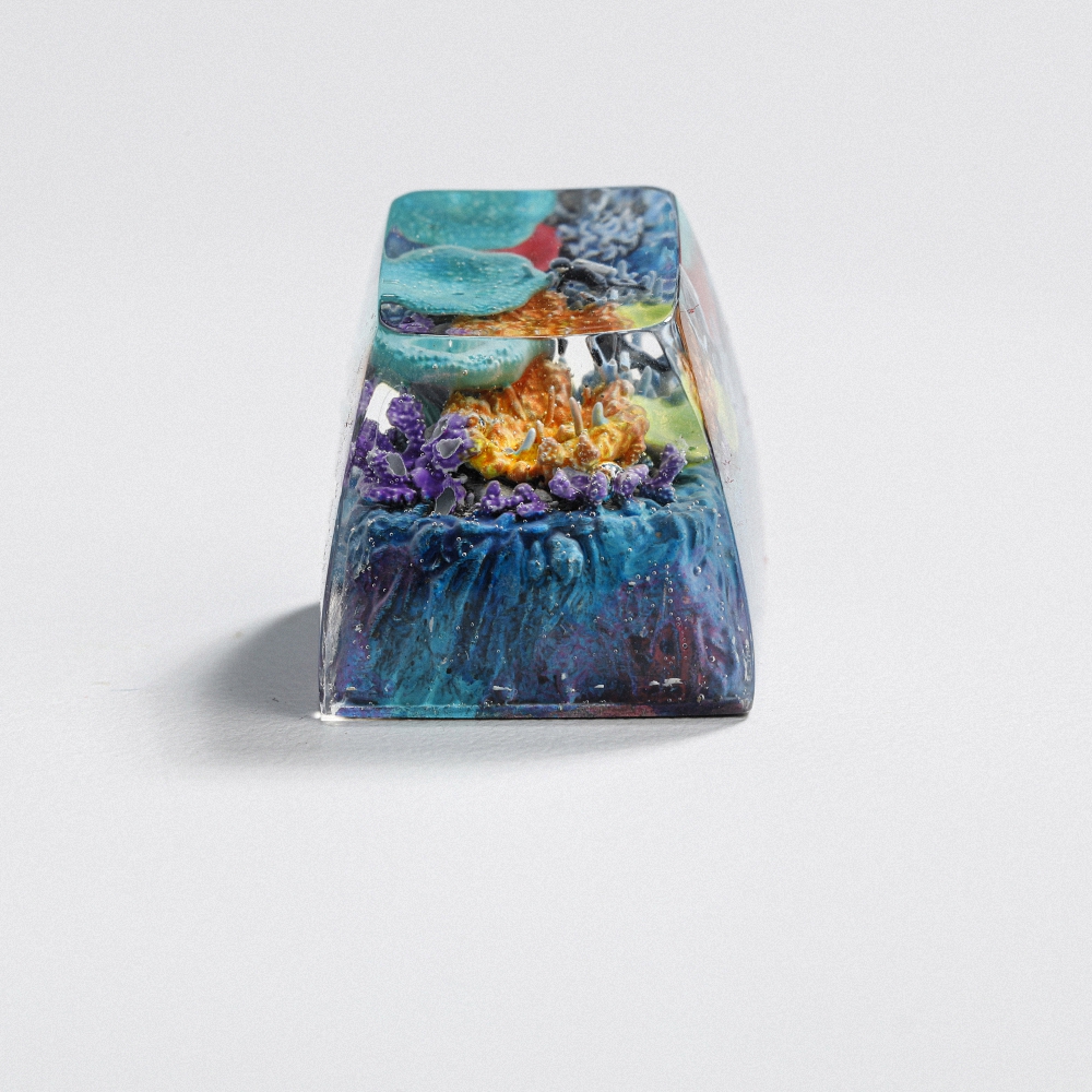Coral Artisan Keycap Breakwooden 2