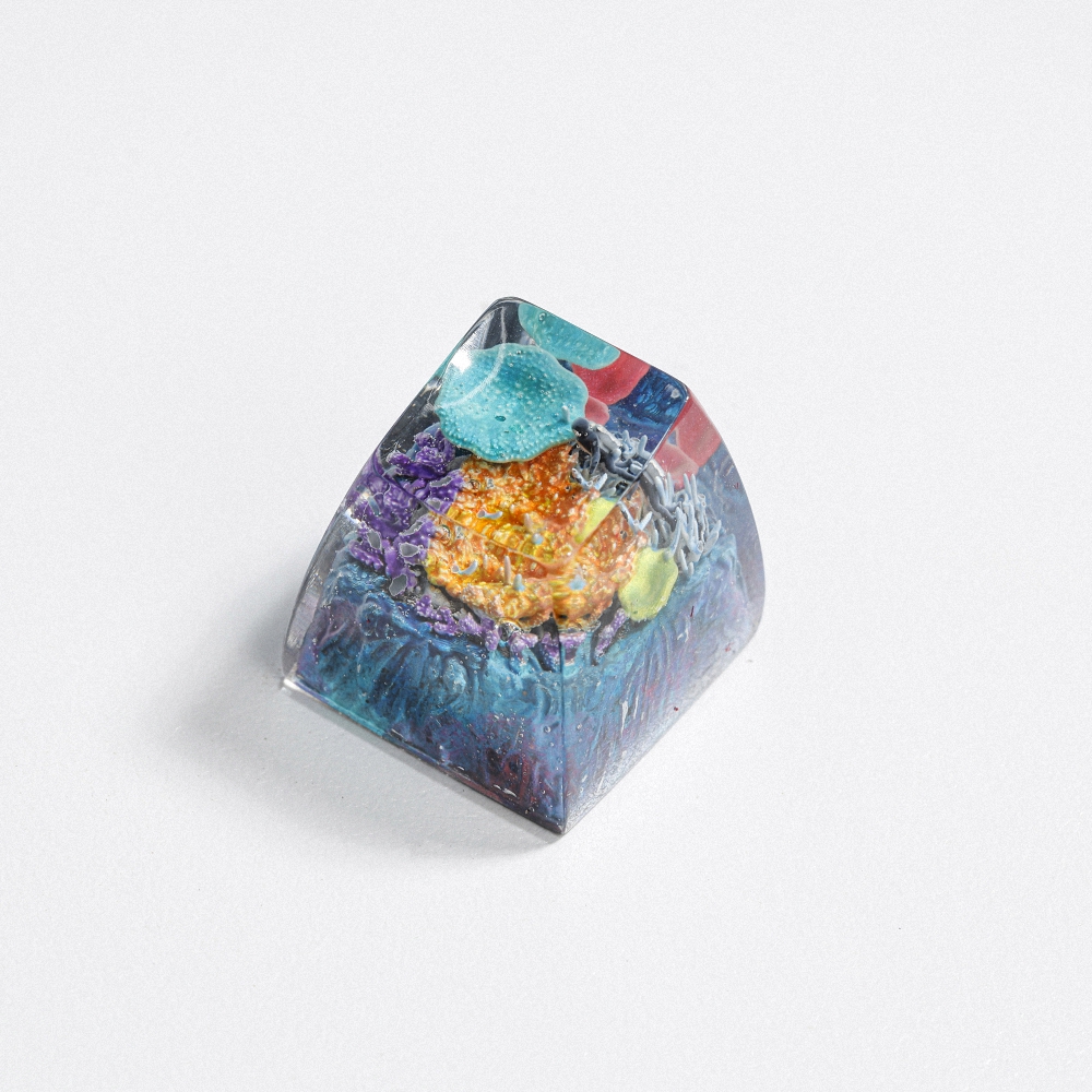 Coral Artisan Keycap Breakwooden 2