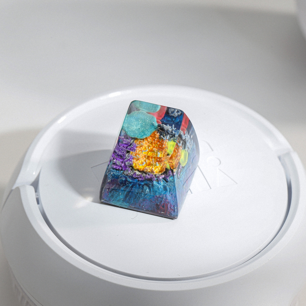 Coral Artisan Keycap Breakwooden 2