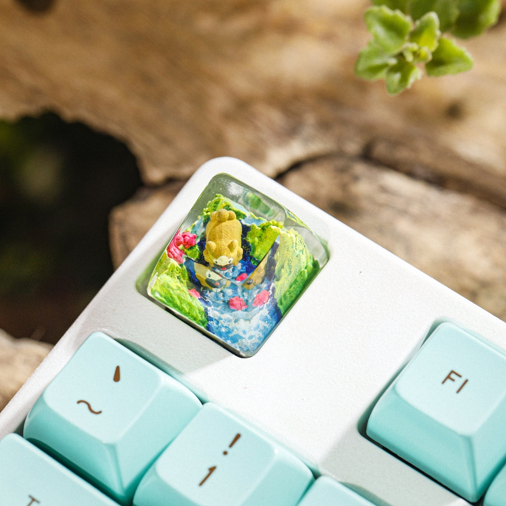 Corgi Artisan Keycap Breakwooden 4