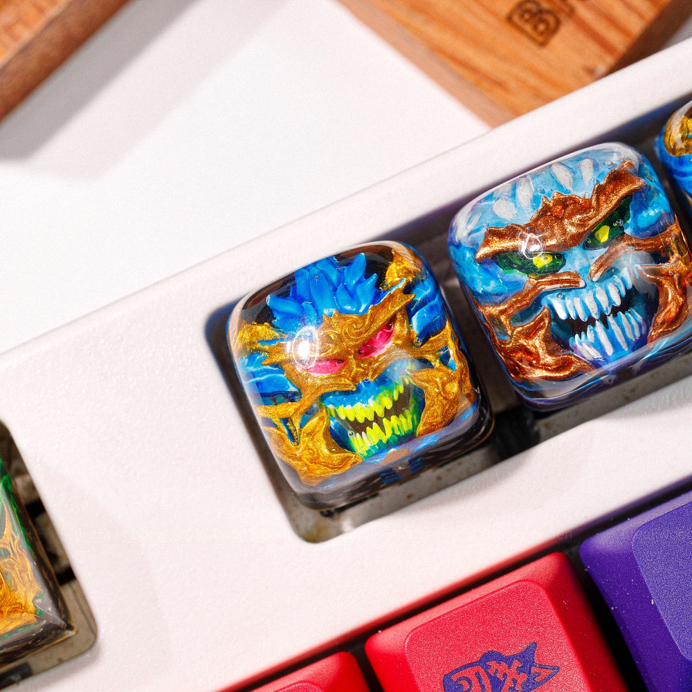 Demon Artisan Keycap Breakwooden