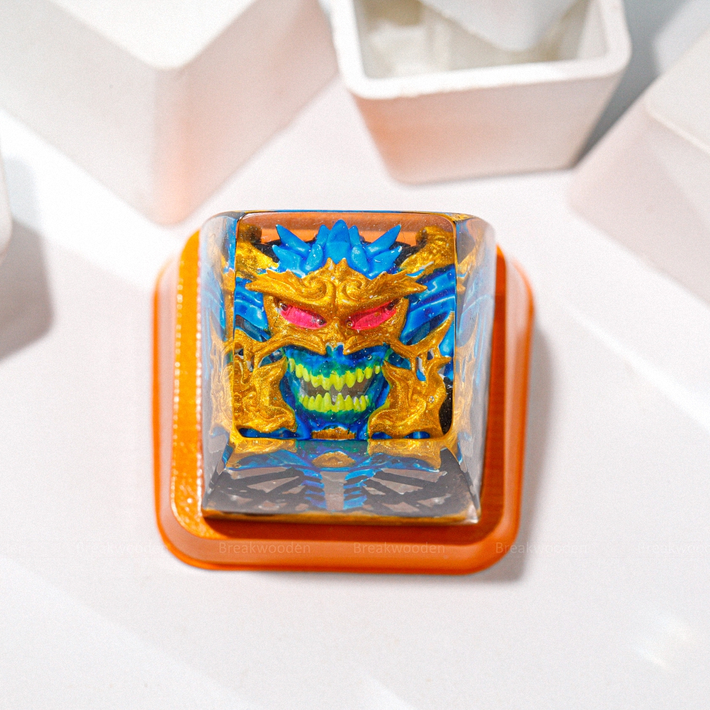 Demon Artisan Keycap Breakwooden
