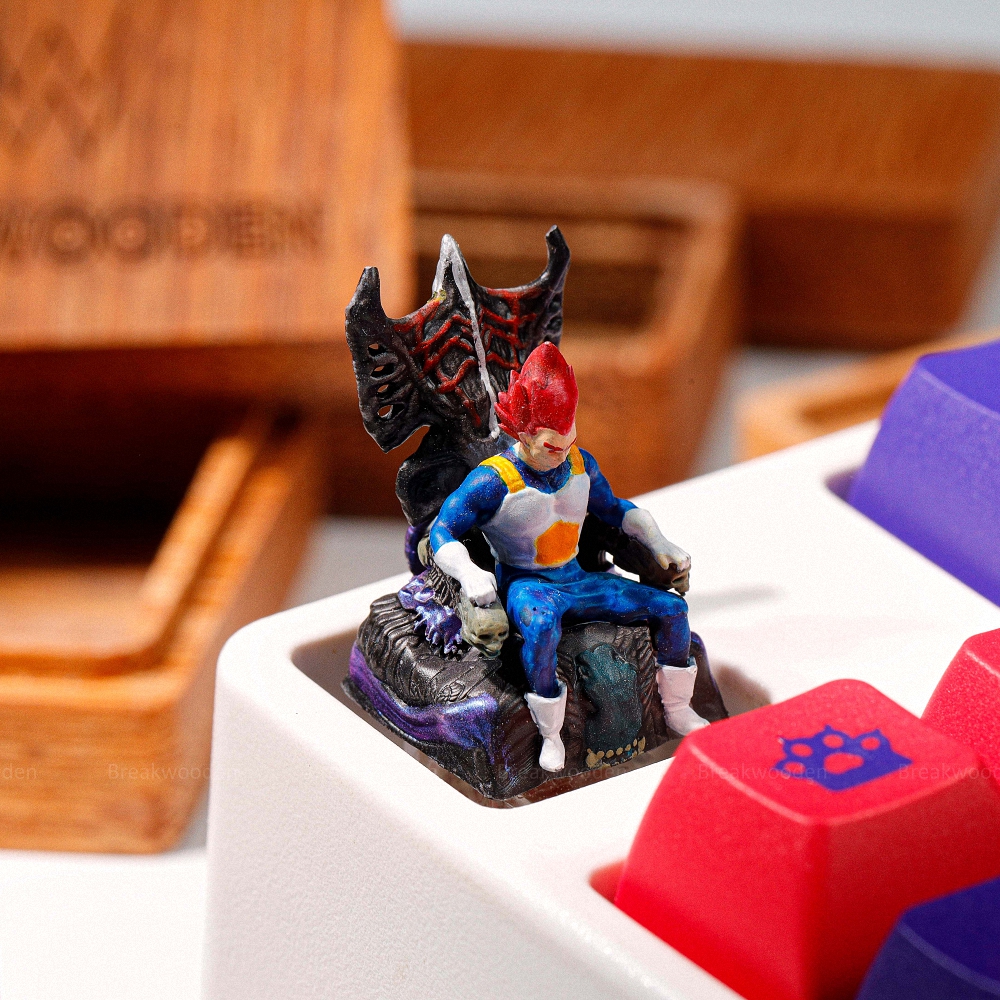 Dragonball - Vegeta Artisan Keycap Breakwooden 2