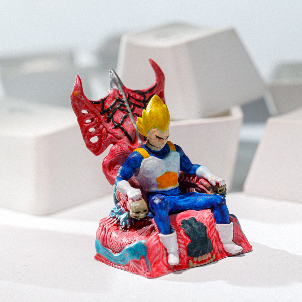 Dragonball - Vegeta Artisan Keycap Breakwooden 3