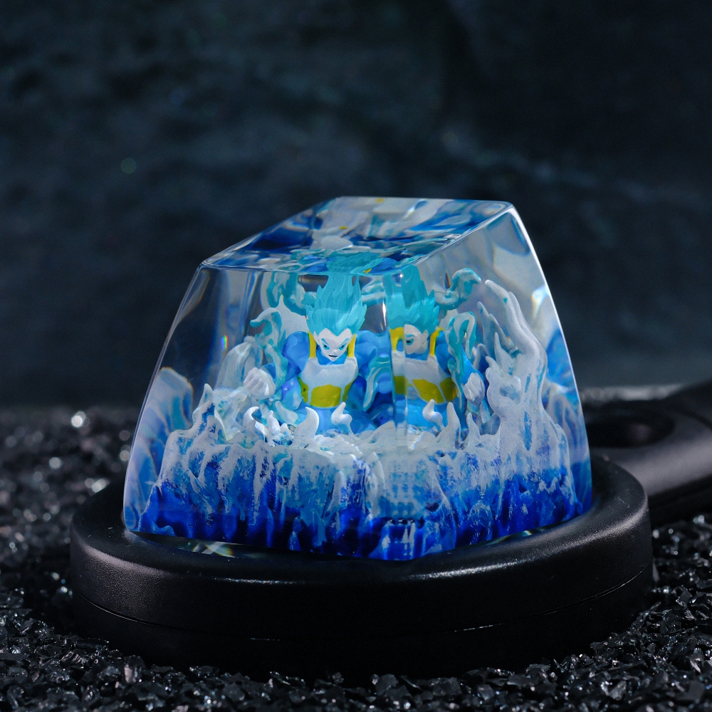 Dragonball - Vegeta Artisan Keycap Breakwooden 4