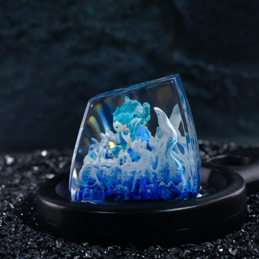 Dragonball - Vegeta Artisan Keycap Breakwooden 4