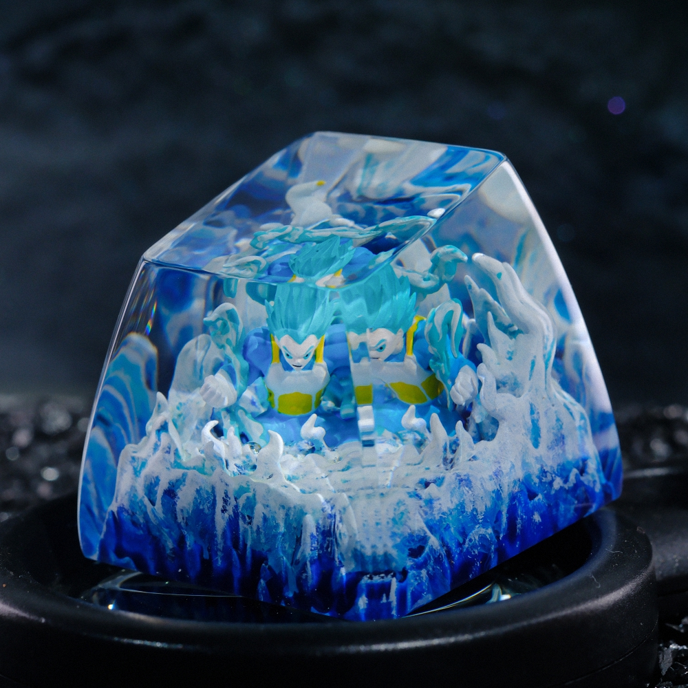 Dragonball - Vegeta Artisan Keycap Breakwooden 4