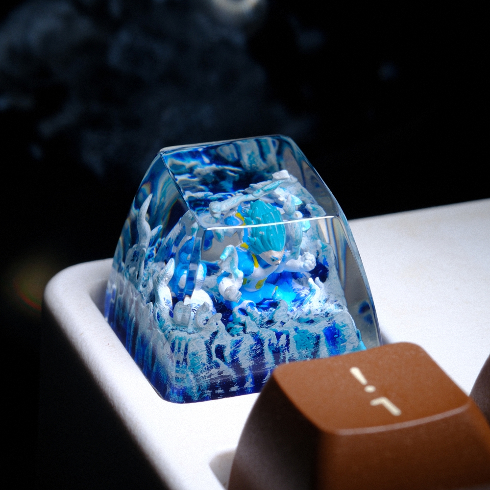 Dragonball - Vegeta Artisan Keycap Breakwooden 5