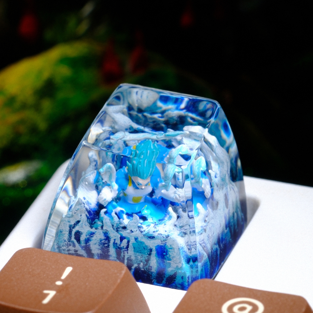 Dragonball - Vegeta Artisan Keycap Breakwooden 5