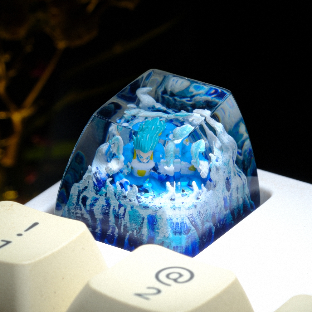 Dragonball - Vegeta Artisan Keycap Breakwooden 5