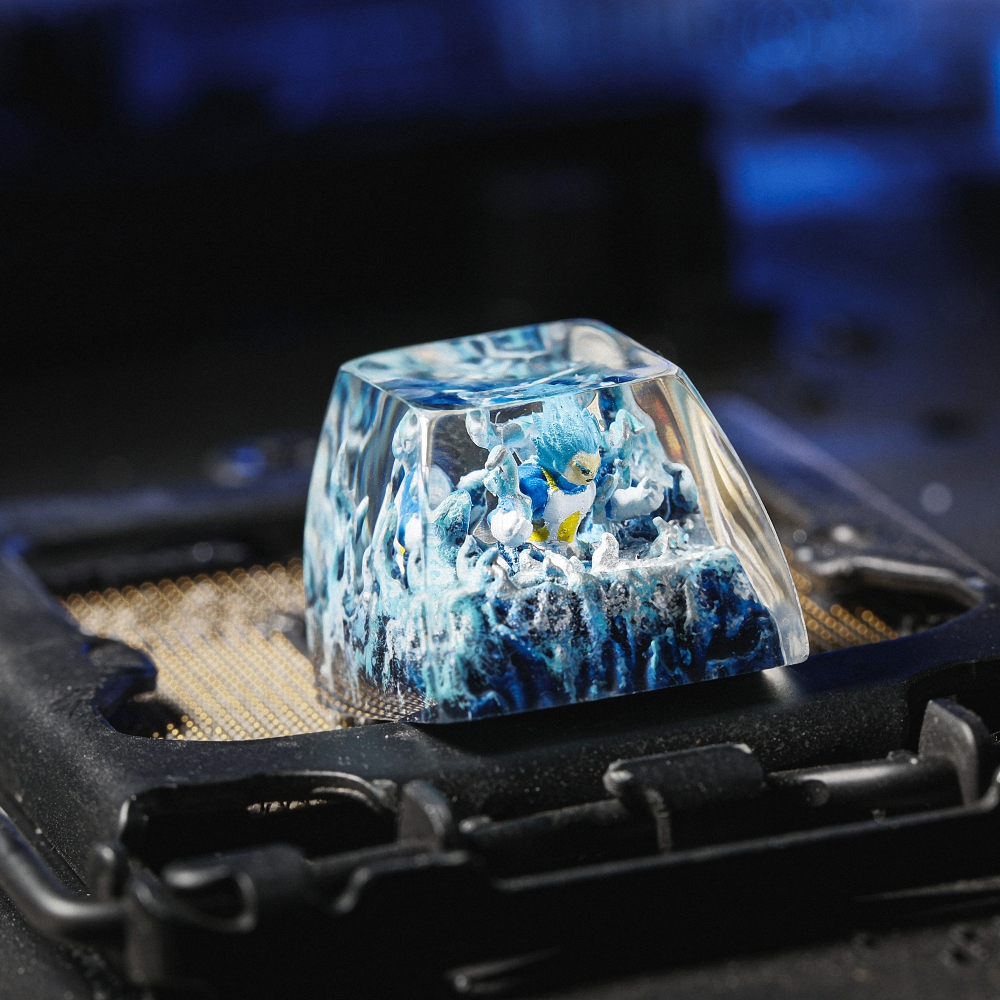 Dragonball - Vegeta Artisan Keycap Breakwooden 6