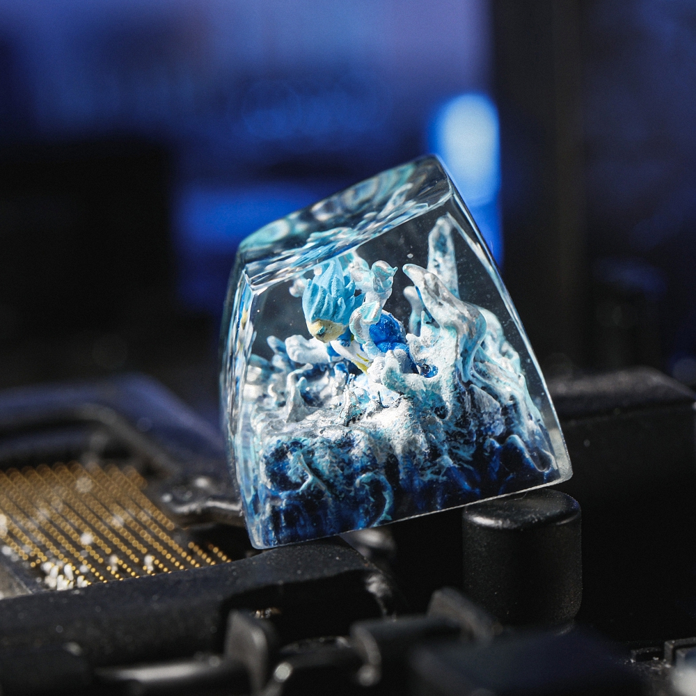 Dragonball - Vegeta Artisan Keycap Breakwooden 6