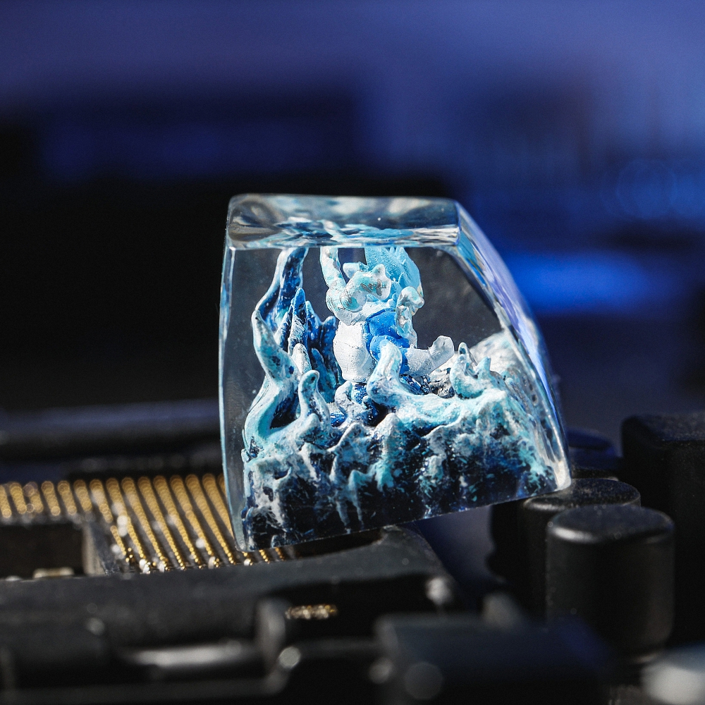 Dragonball - Vegeta Artisan Keycap Breakwooden 6