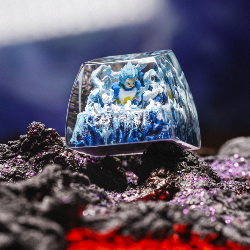 Dragonball - Vegeta Artisan Keycap Breakwooden 7