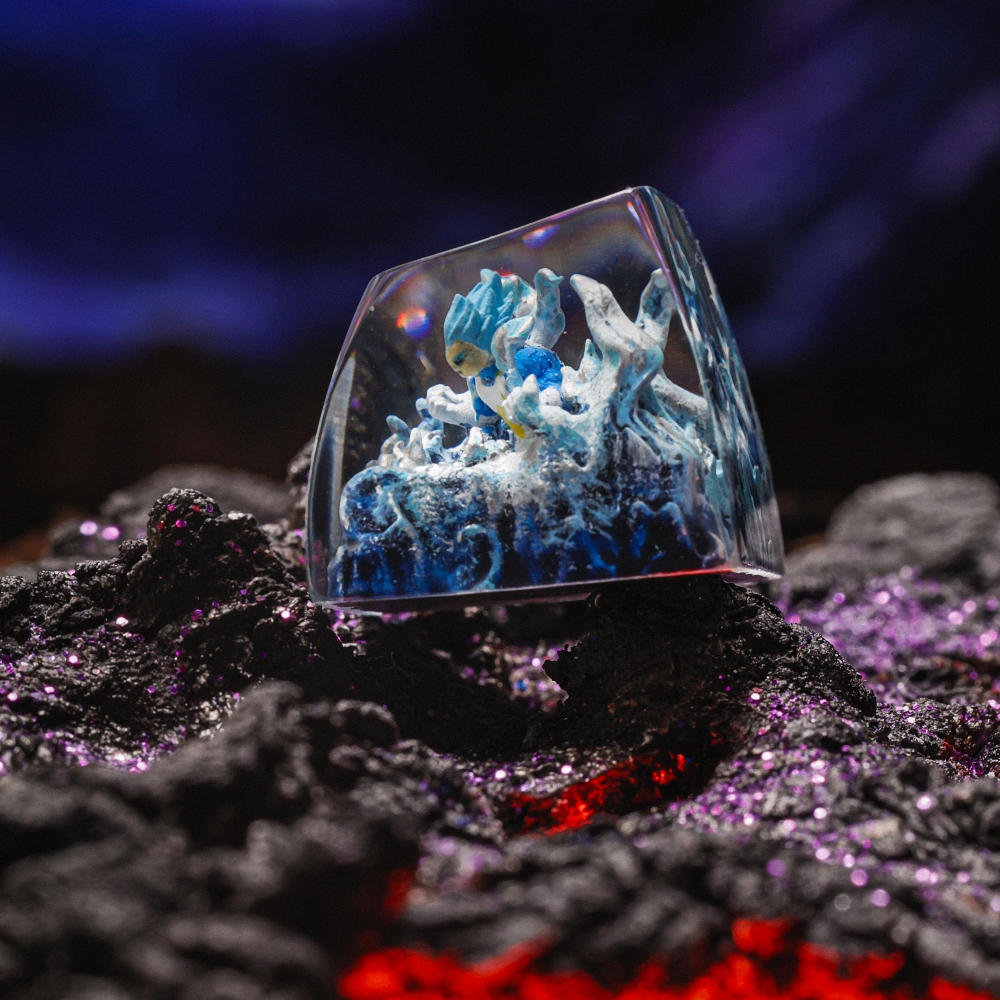 Dragonball - Vegeta Artisan Keycap Breakwooden 7