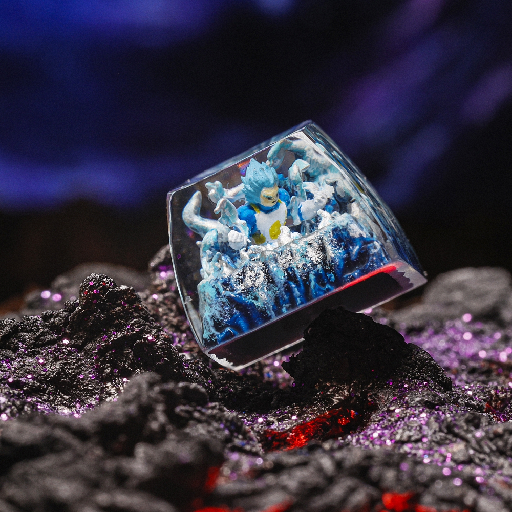 Dragonball - Vegeta Artisan Keycap Breakwooden 7