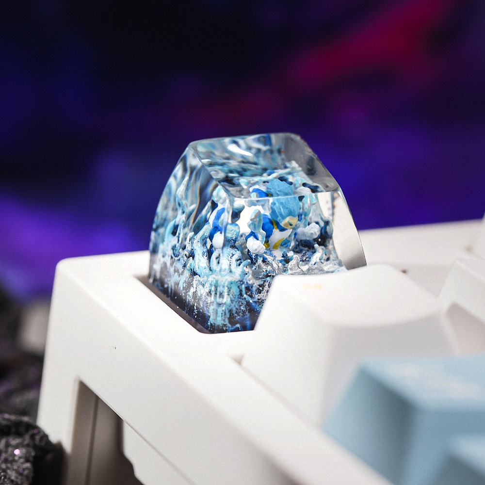 Dragonball - Vegeta Artisan Keycap Breakwooden 8