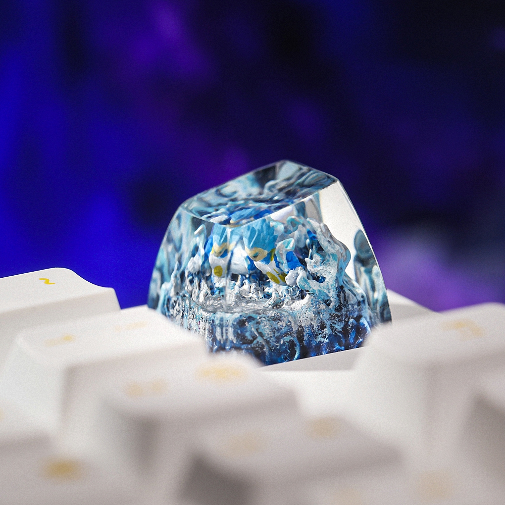 Dragonball - Vegeta Artisan Keycap Breakwooden 8