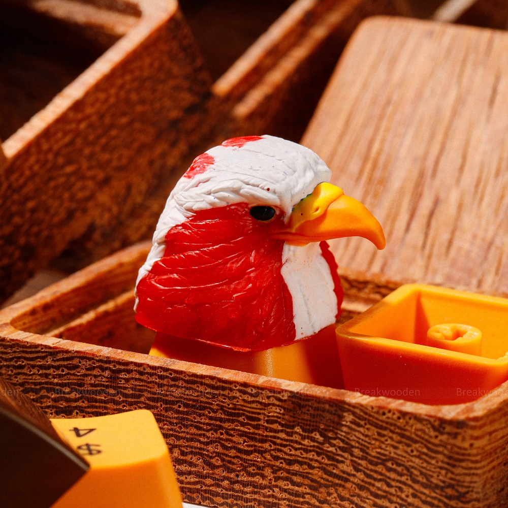 Eagle Artisan Keycap Breakwooden 2