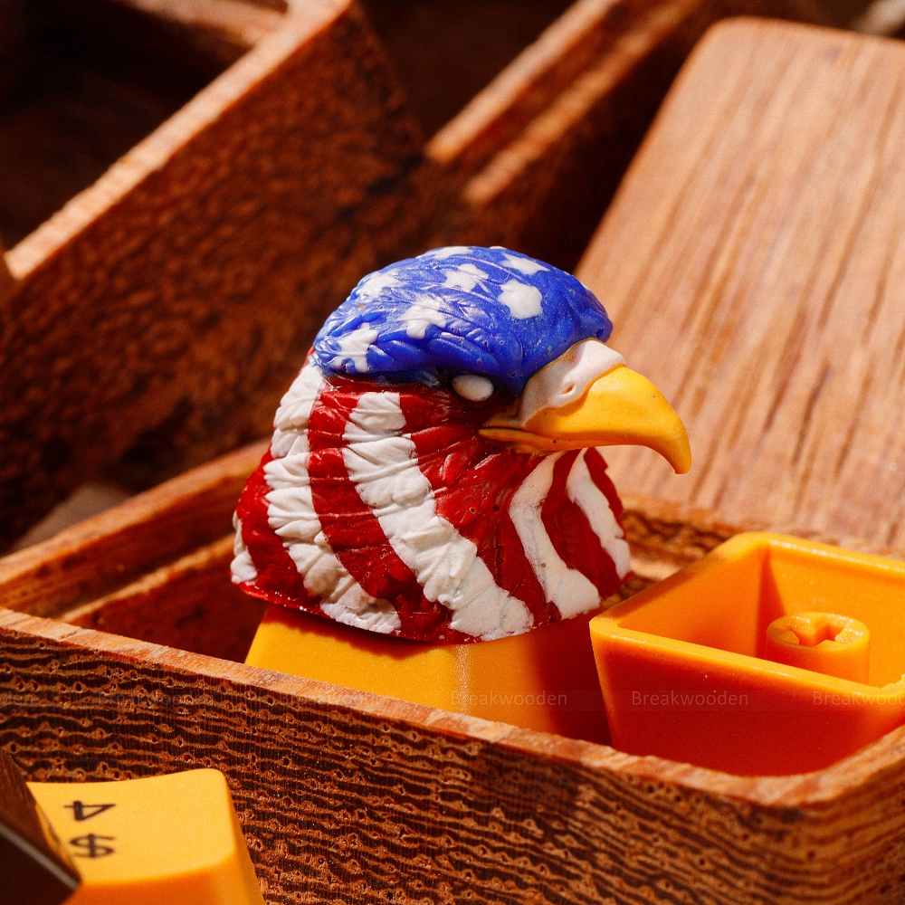 Eagle Artisan Keycap Breakwooden 2