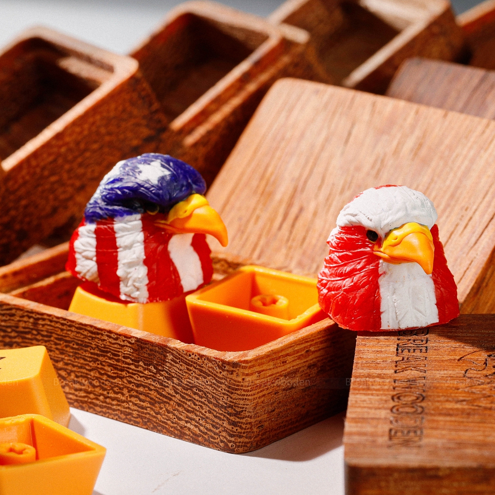 Eagle Artisan Keycap Breakwooden 2