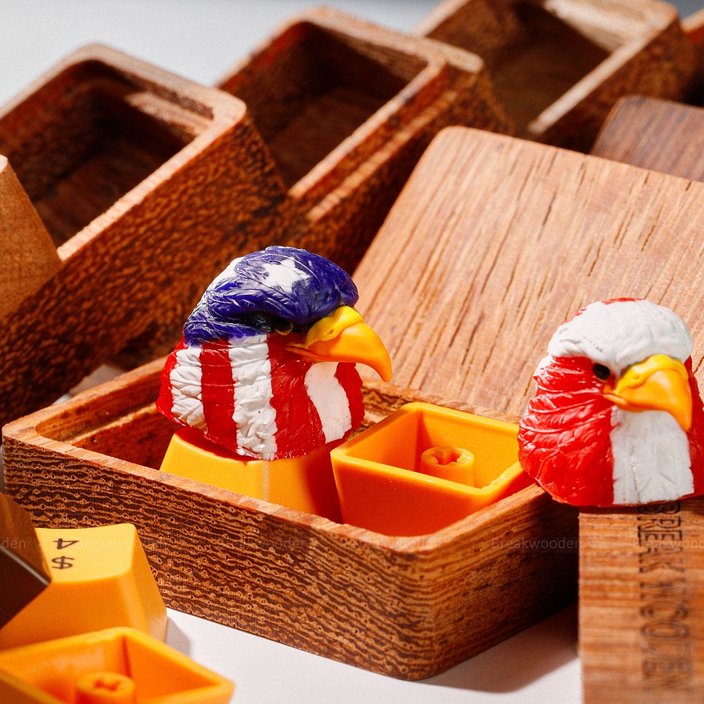 Eagle Artisan Keycap Breakwooden 2