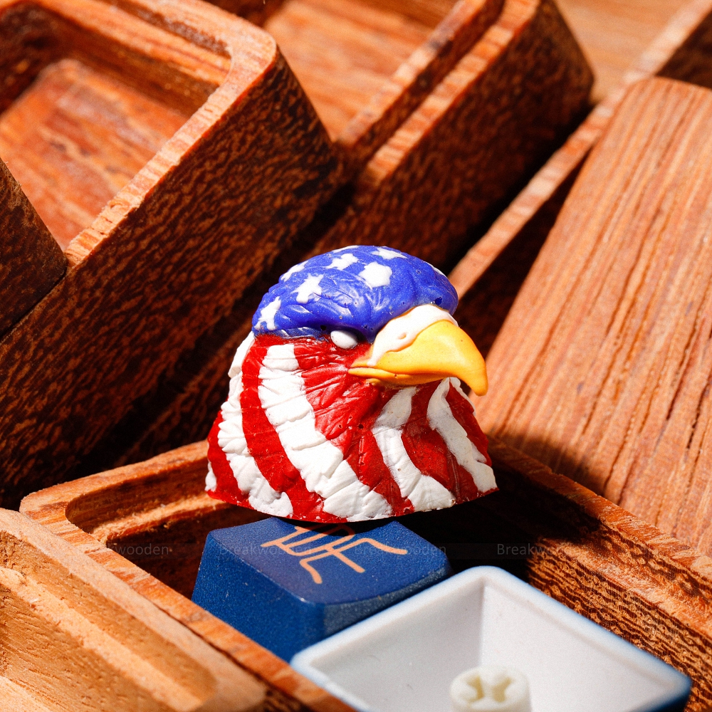 Eagle Artisan Keycap Breakwooden 2