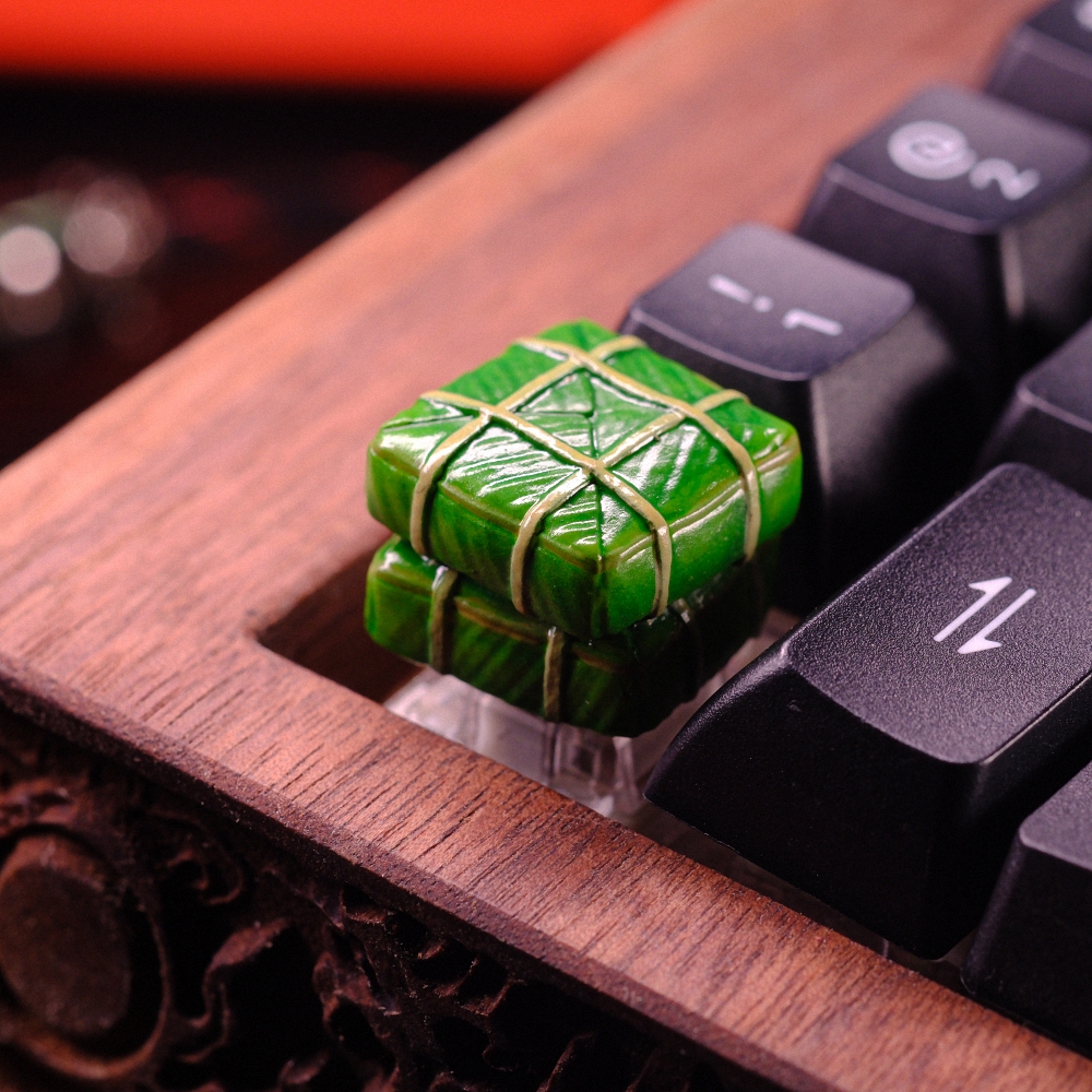Food - Chung Cake Artisan Keycap Breakwooden