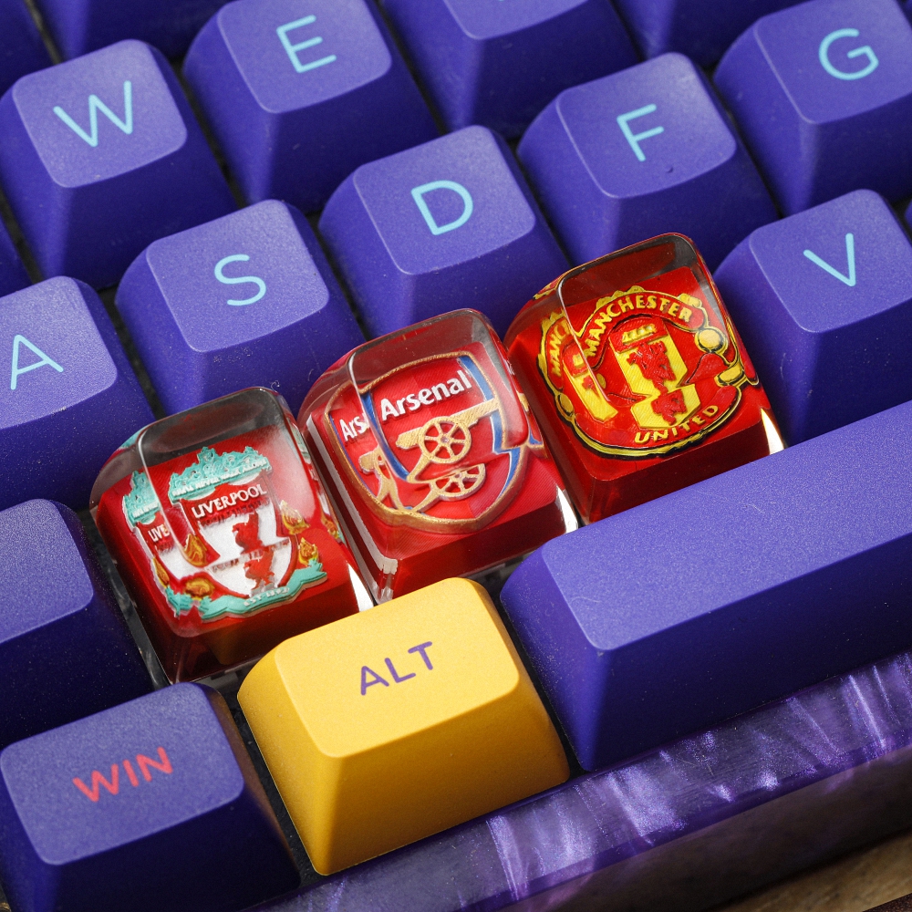 Football Club Artisan Keycap Breakwooden