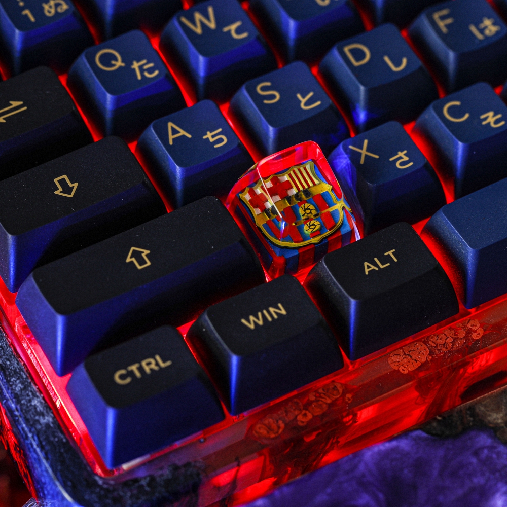 Football Club - Barcelona Artisan Keycap Breakwooden