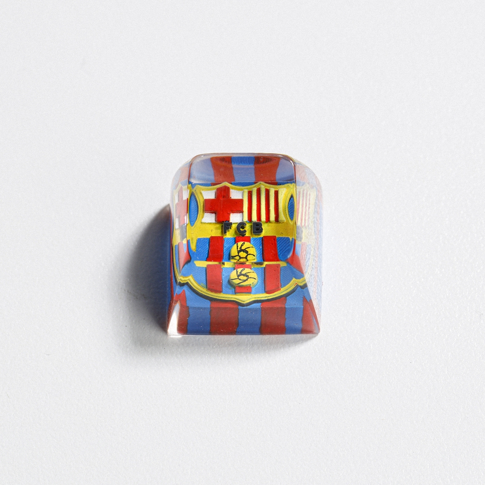 Football Club - Barcelona Artisan Keycap Breakwooden 2