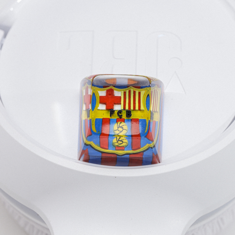 Football Club - Barcelona Artisan Keycap Breakwooden 2