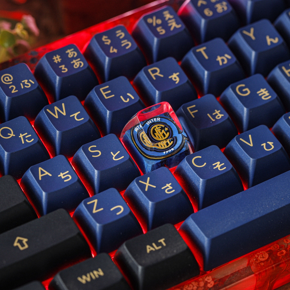 Football Club - Inter Milan Artisan Keycap Breakwooden