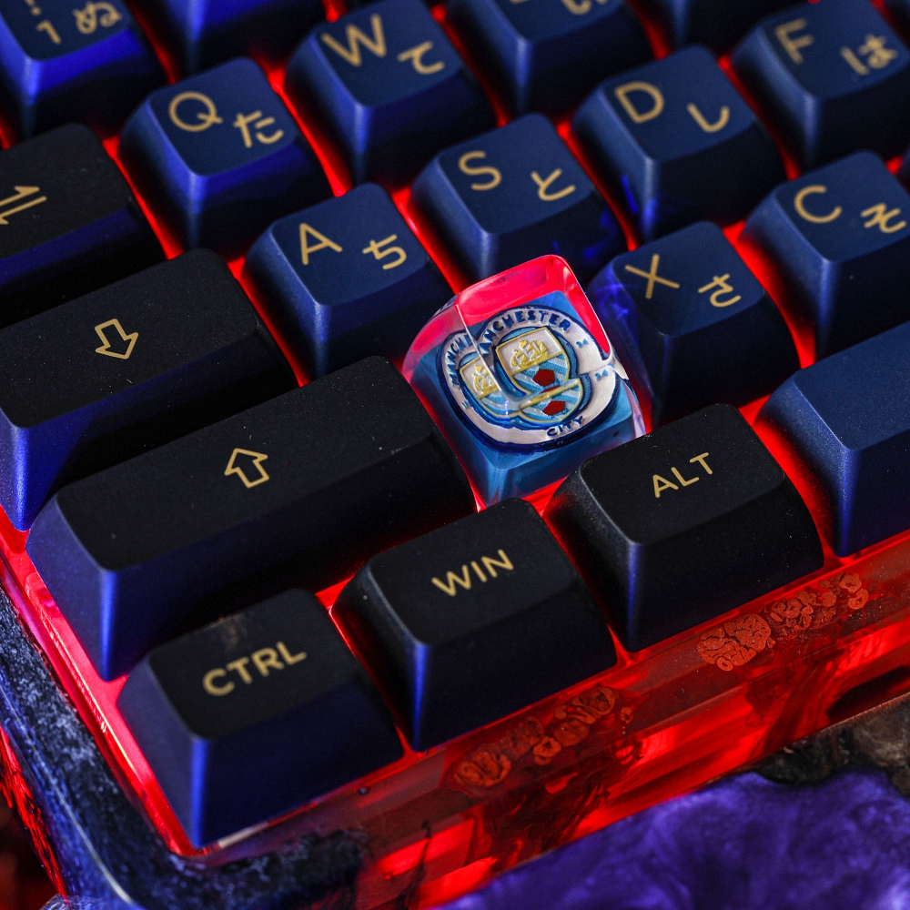 Football Club - Manchester City Artisan Keycap Breakwooden