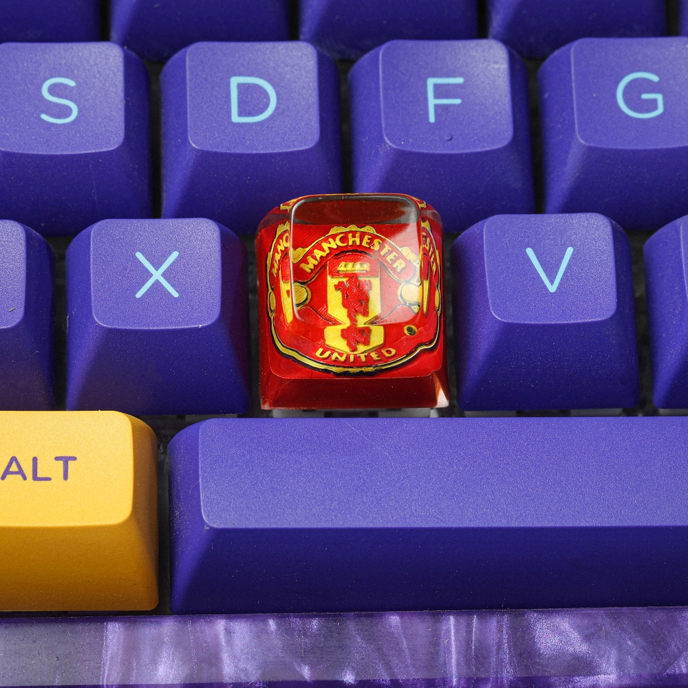 Football Club - Manchester United Artisan Keycap Breakwooden