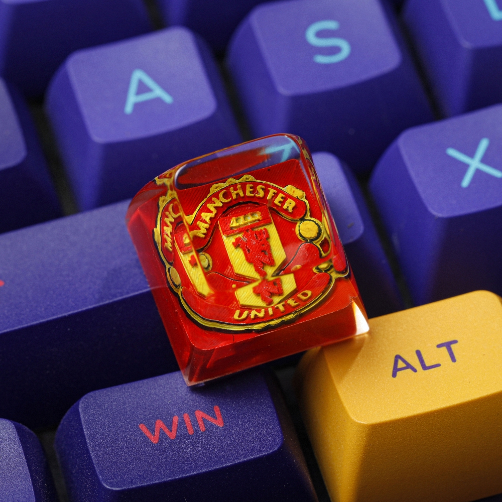 Football Club - Manchester United Artisan Keycap Breakwooden