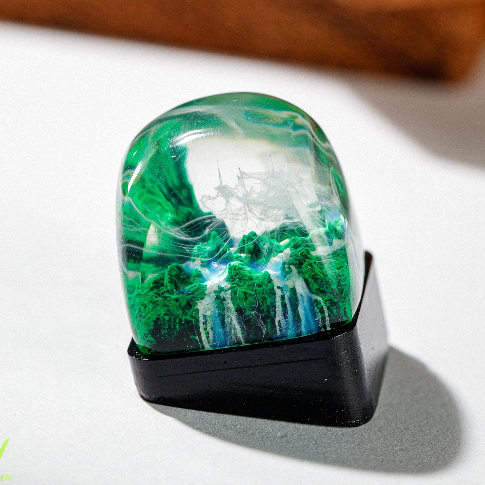 Forest Artisan Keycap Breakwooden