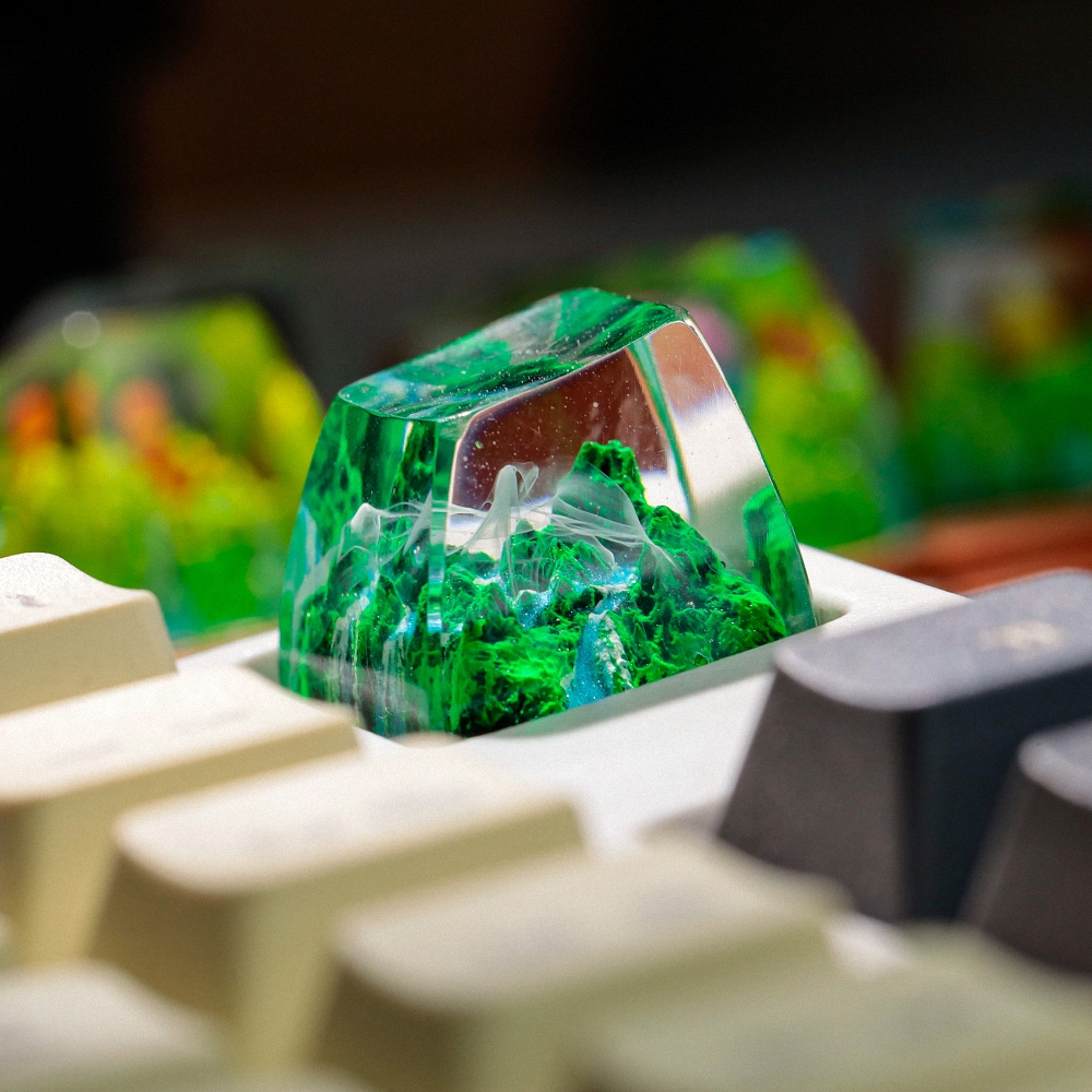 Forest Artisan Keycap Breakwooden 2