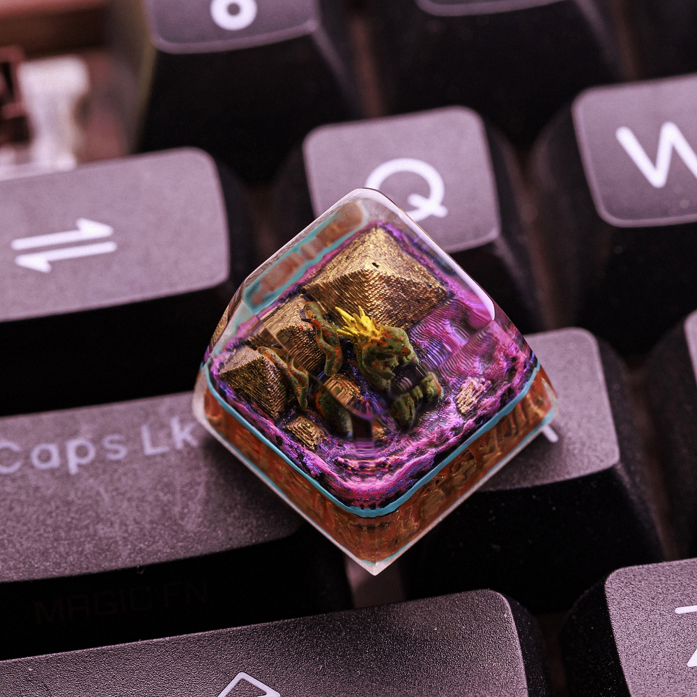 Godzilla Pyramid Keycap Breakwooden