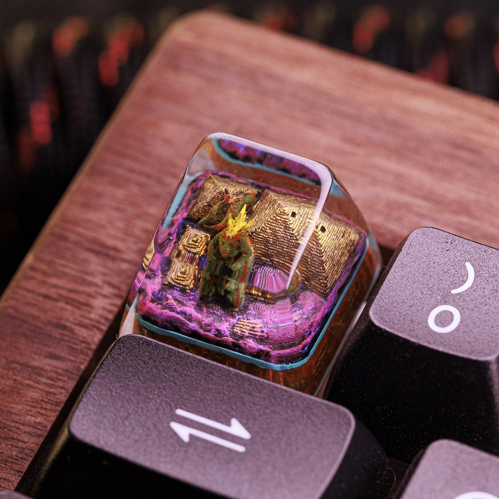 Godzilla Pyramid Keycap Breakwooden